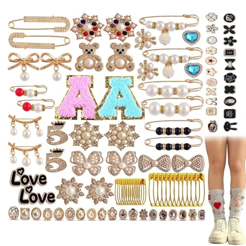 Safety Pin Jewelry, Brooches and Pins, Luxury Accessories, Hat Pins, Shoe Pins, Sneaker Accessories, Clothing Accessories, Fashion Pins, Jewelry Accessories, Hats Shoe Pins for Sneakers Shoe Pins