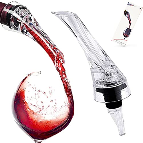 Aireador de vino, antigoteo, decantador de botellas, para decantar vino rojo y blanco, elegancia y simplicidad