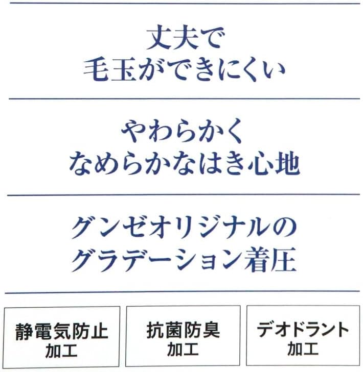 バックネーム付き デニール表示 グンゼ サブリナ タイツ