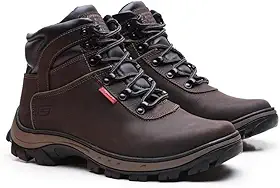 Bota Botina Couro Adventure Trilha Proteção Trabalho