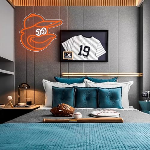Image of Baseball Neon Sign for Wall Decor Baseball Neon Light Baseball Sport Led Neon Sign for Man Cave,Boys'Room,Club,Pub,Birthday Christmas Signs for Sports Fans,Man,Boys,Size 13.9 * 13.2inch(FMXD184)