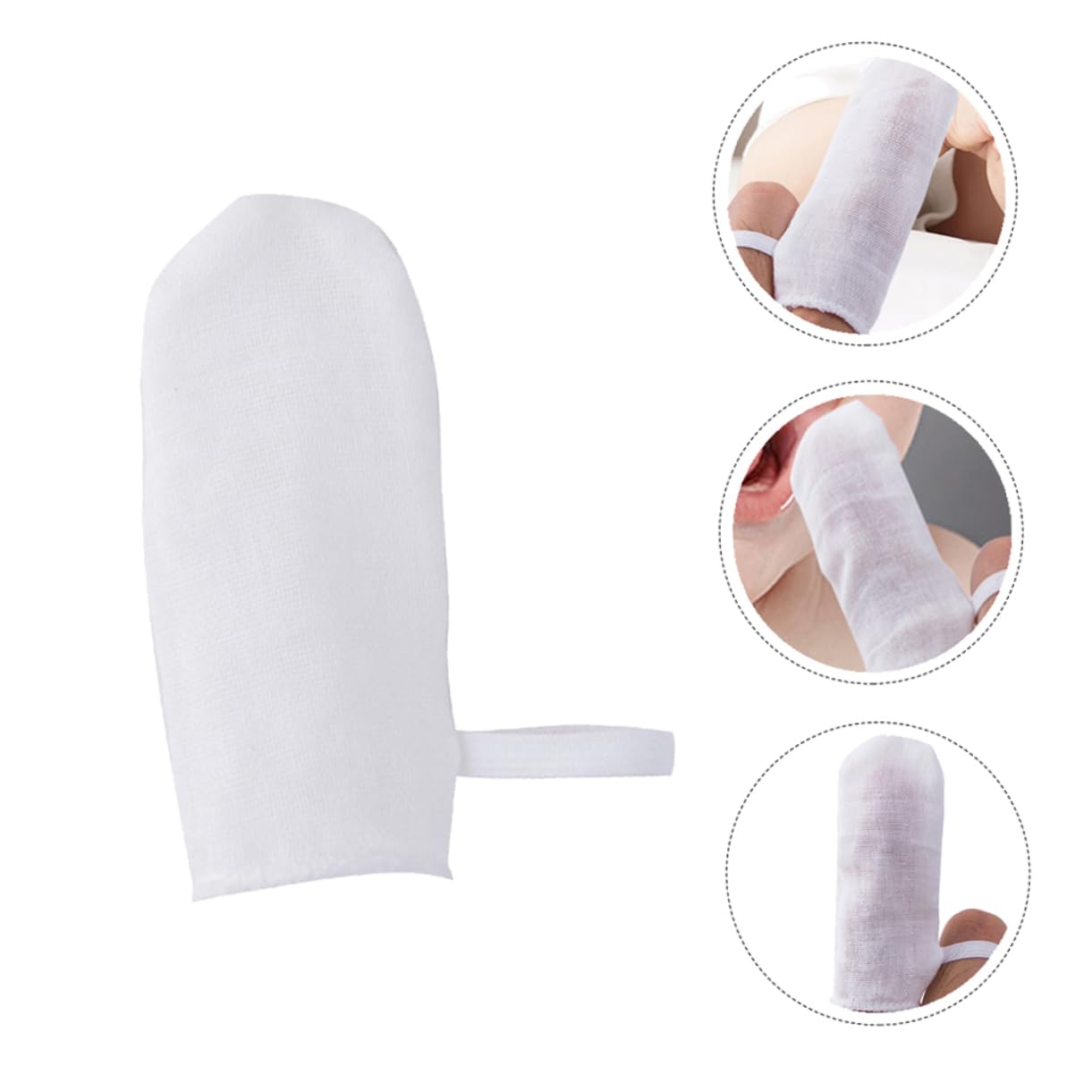Anneome 3sets Spazzolini Finger Per Orale Per e Gengive Design Per Comfort e Stabilità