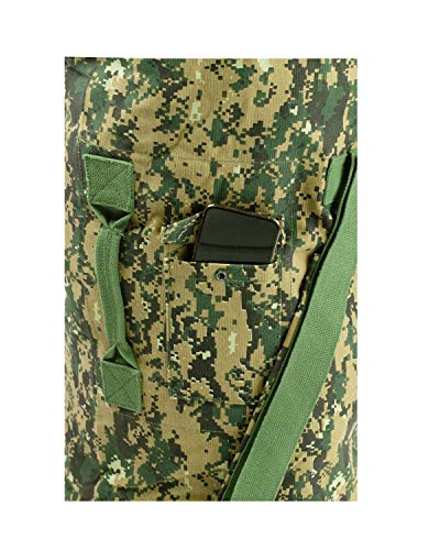 Image of Farm Blue 2 Strap Military Travel Duffle Bag, Digital Forest Camo, XL, Jungle Camouflage