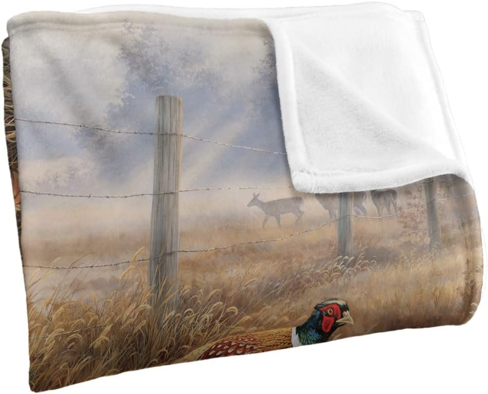 Wild Wings Pleasant Pheasants Officially Licensed Silky Touch Super Soft Throw Blanket 36" x 58"