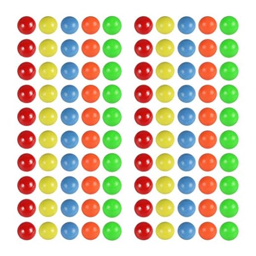 Toddmomy Juego de 100 Uds. De Bolas de Canicas de Repuesto Bolas de Juego de Colores de Plástico para Hipopótamos Hambrientos Hambrientos Juego de Rana Codiciosa Juego de Damas Chinas 15Mm