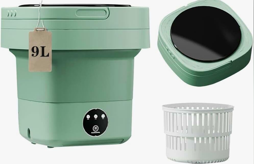 SARGE SeMi AuToMaTiC FoLdInG 9L SmAlL MiNi WaShInG MaChInE WiTh DrYeR DeEp CLeAnInG FoR UnDeRwEaR WaShINg MaChInE21