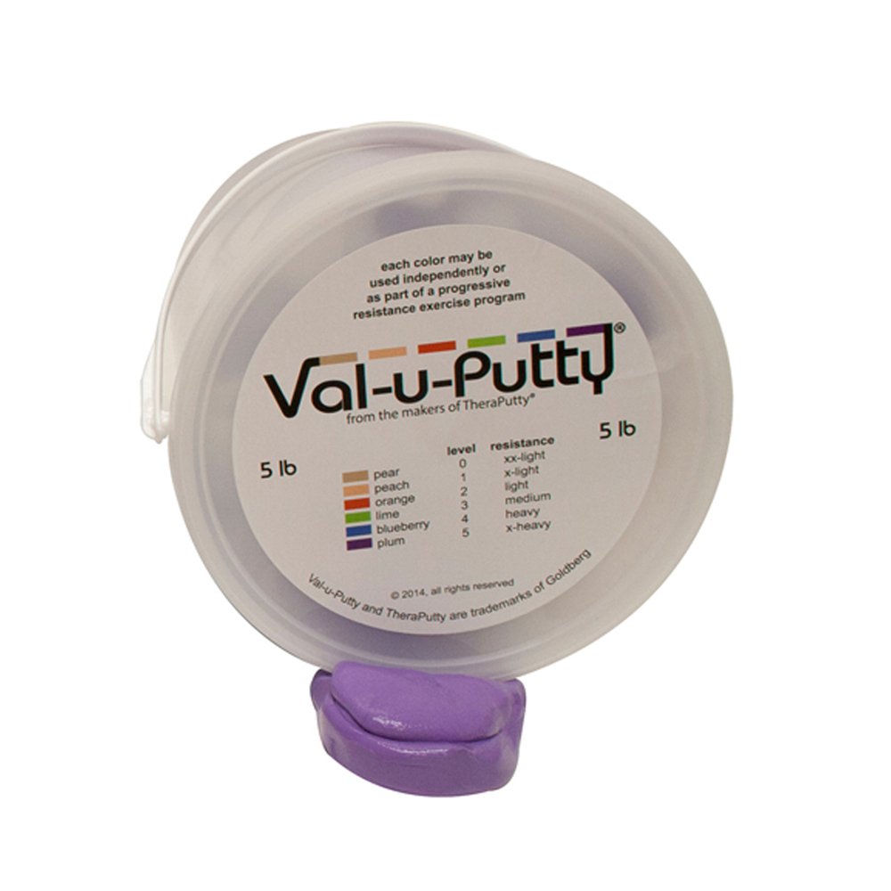 10-3955 Exercise Putty, X-Heavy, Plum, 5 lb.