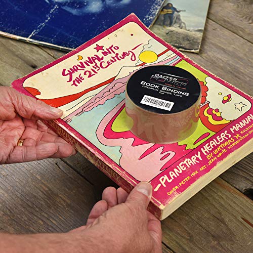 Gaffer Power Bookbinding Tape, Red Cloth Book Repair Tape Safe Cloth Library Book Hinging Repair Tape, Made In The Usa, Acid Free And Archival Safe #TOP4