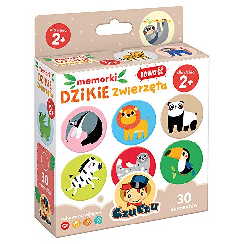 Czuczu Memorki Dzikie Zwierzęta – Edukacyjna Gra Memory Dla Dzieci 2+