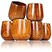 Imagen de Ganzoo juego 2 tazas decorativas de madera ecologica 150 ml