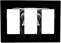 Vista 9 de Placa de interruptor de luz de elefante indio de 1 banda, placa de pared basculante individual, placa decorativa eléctrica GFCI para decoración