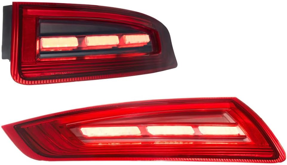 Morimoto XB LED Taillights (Red), Fits 2005-2008 Porsche 911 997.1, Plug and Play Pair of Taillight Assemblies with Switchback Turn Signal & UV Coated Lens (LF740)