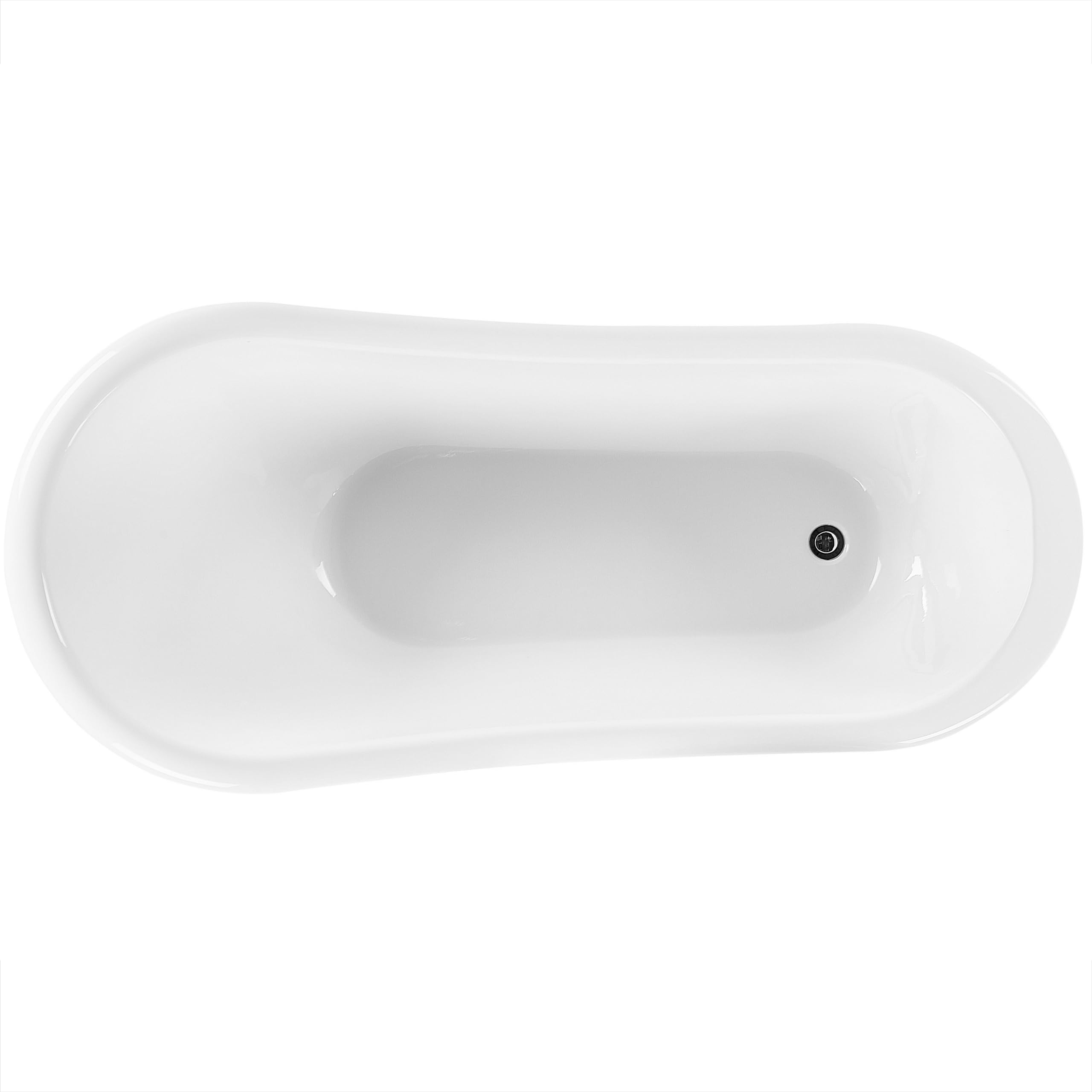 Wanna wolnostojąca niebiesko złota akrylowa system przelewowy 150 x 77 cm Cayman