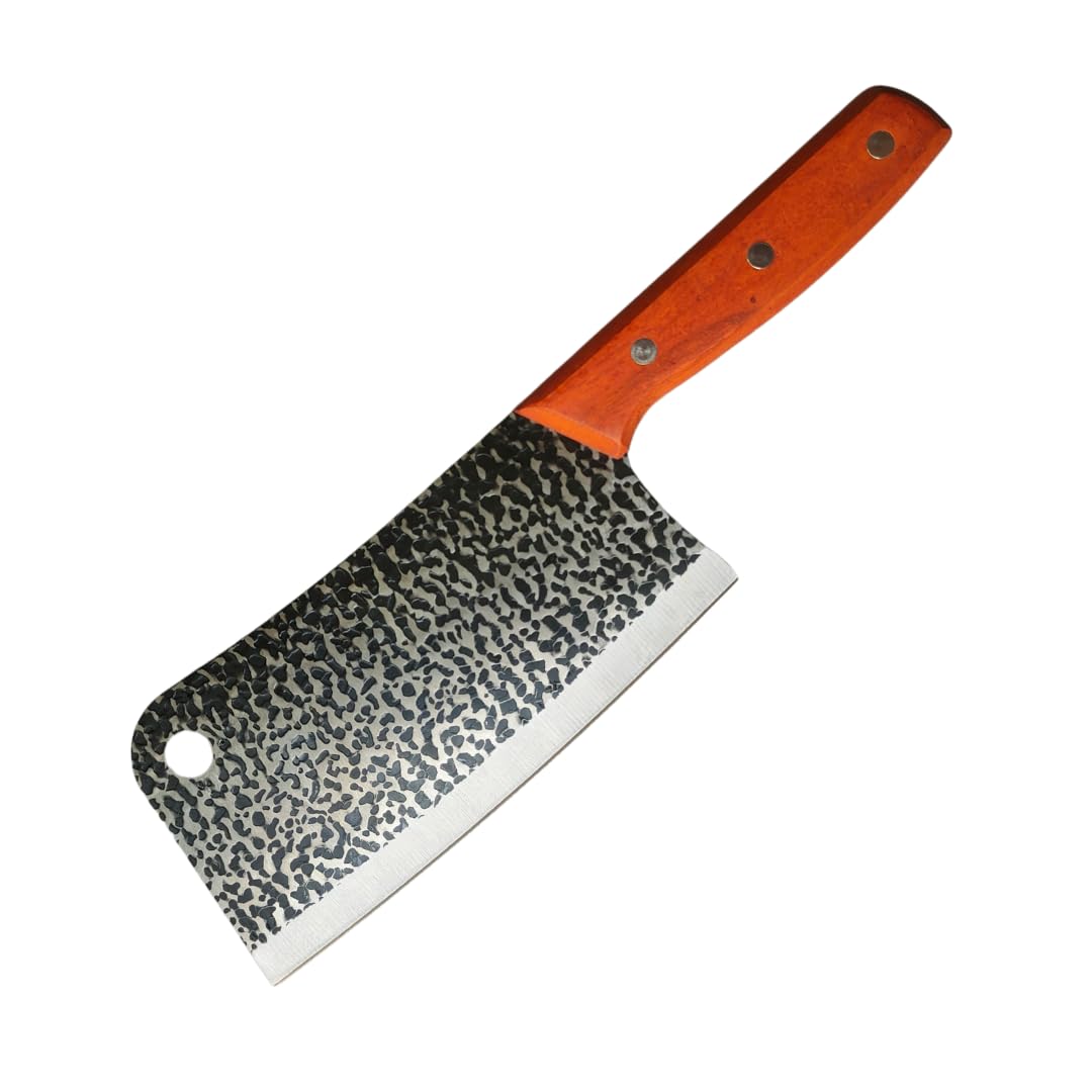 Machado Damascus Hammered Designed Full Tang High Carbon Stainless Steel Butcher Kitchen Knife (B0CM6XK9PZ) Amazon Price History, Amazon Price Tracker