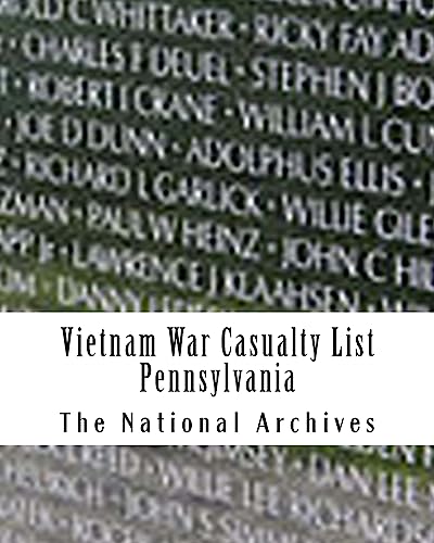 Vietnam War Casualty List: Pennsylvania