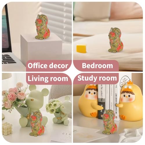 Estatua León Unakite 2 pulgadas para Decoración miniatura 5