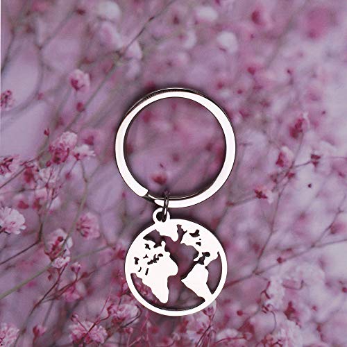 World Map Necklace Mother Earth Necklace Long Distance Travel Gift4
