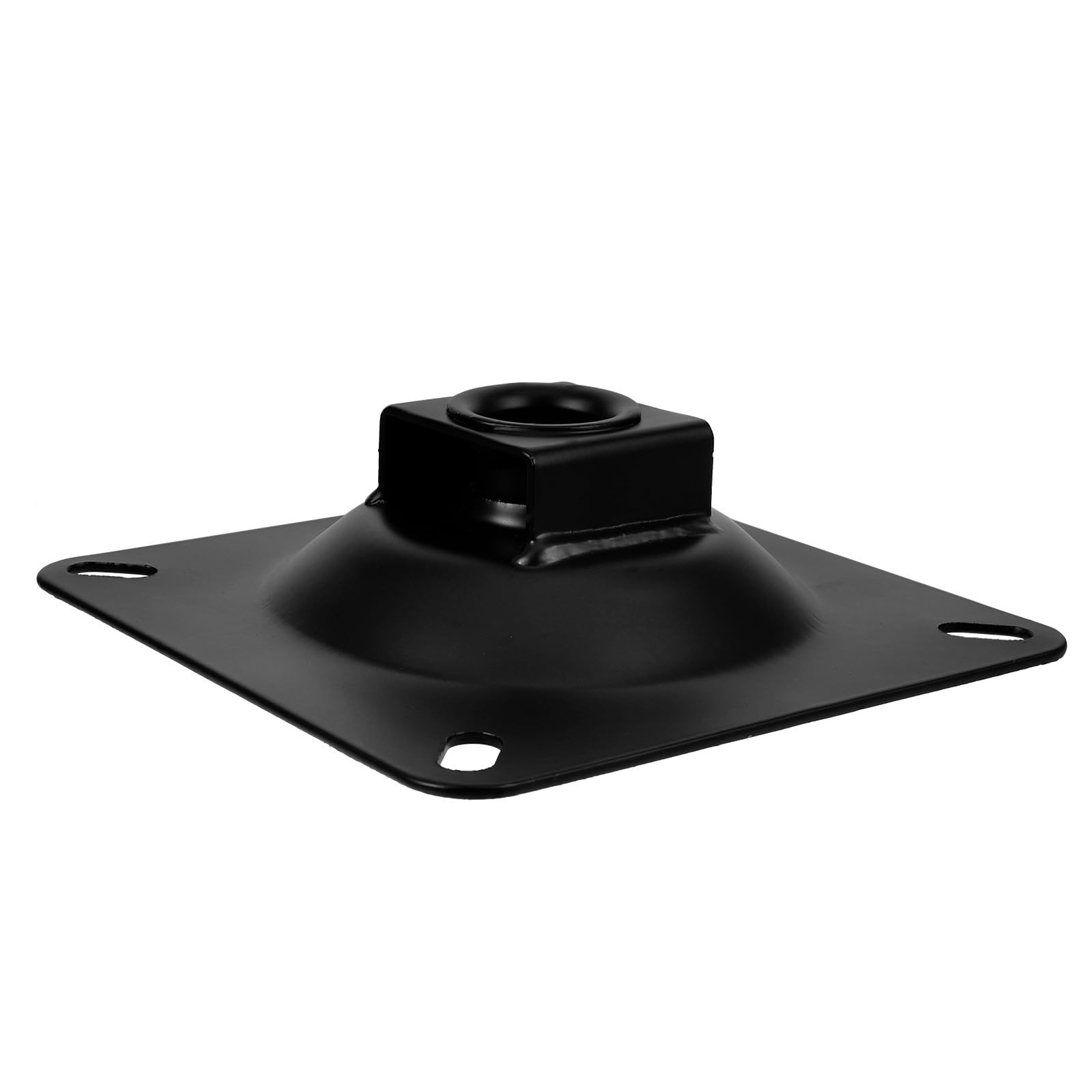 Pièce de connexion en fer pour fauteuil de salon et base carrée noire