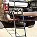 Universal Fit Tailgate Ladder Compatible for Pickup Truck Car Rear Door Ladder Protective Frame Tailgate