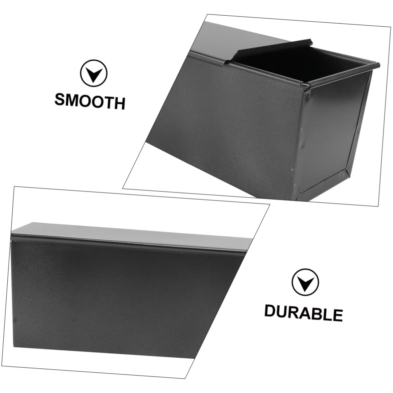Molde para Hornear Pan con Tapa Antiadherente de Resistente Altas Temperaturas Molde para Tostadas Fácil de Desmoldar y Limpiar Utensilio de Cocina para Repostería y Panadería Casa