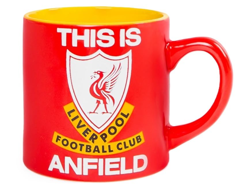 Liverpool F.C. Mini This is Anfield Ceramic Mug, 200ml, Dishwasher Safe