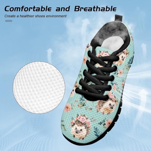 Kids Animal Sneaker Comfortable Lightweight Non-Slip Tennis Shoes for Litter Kids Breathable Lace-Up Running Shoes for Big Kid US 11-54