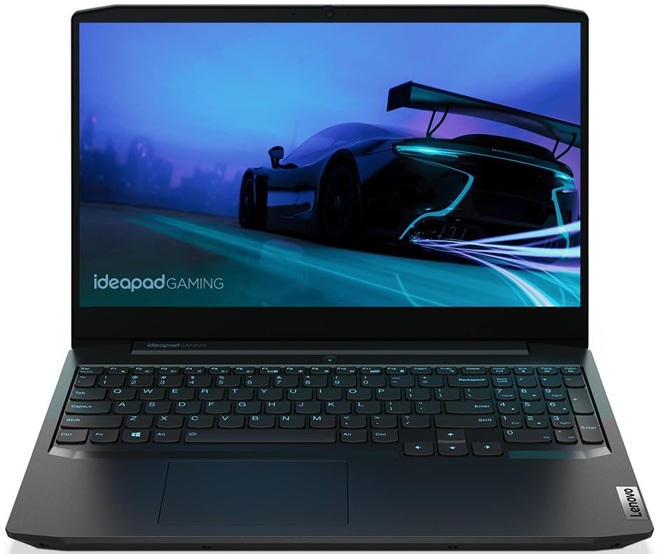 Image of (Refurbished) Lenovo IdeaPad Gaming 3 AMD Ryzen 5 5600H 15.6 inch (39.62cm) FHD IPS 120Hz Gaming Laptop (16GB /512GB SSD /Win 11 /Office 2021 /NVIDIA GTX 1650 4GB /Alexa /3 Month Game Pass /Shadow Black /2.25Kg), 82K2025MIN