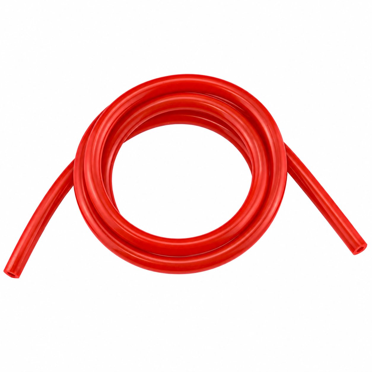 Ucreative 5FT ID 1/4" (6mm) OD 0.472" (12mm) Silicone Vacuum Hose Red