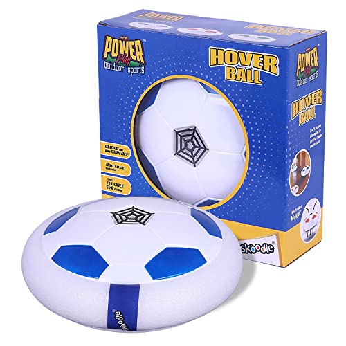 Image of Skoodle Power Play Hover Ball - Blue | Battery Powered Hover Football | Indoor Floating Hoverball Soccer | Air Football | Made in India | Best Gift Fun Toy for Kids Boys & Girls 3-12 Years
