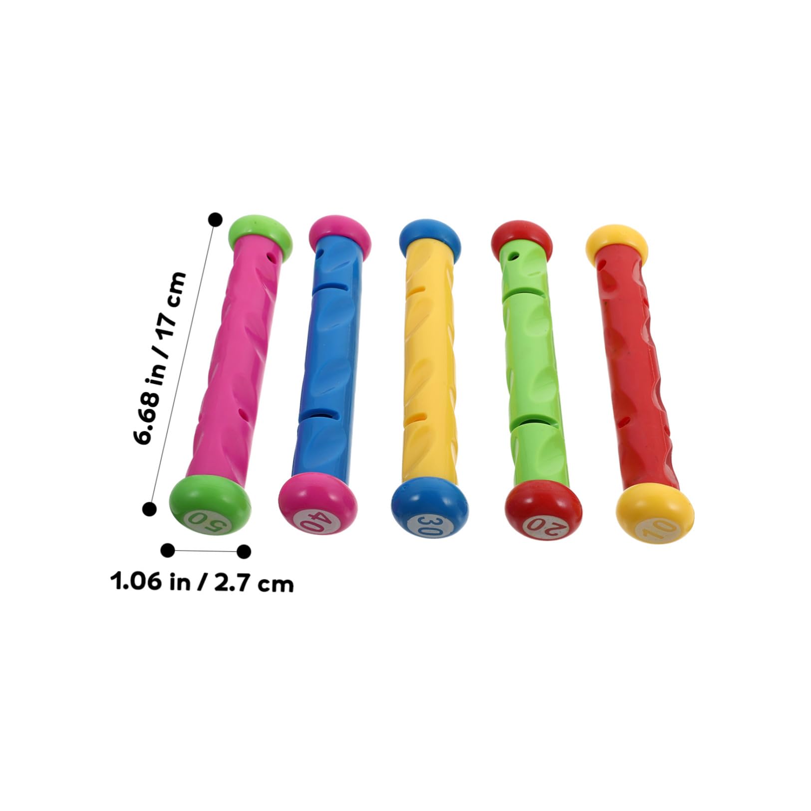Giochi da Immersione in Plastica 21 Pezzi, Giochi per Piscina
