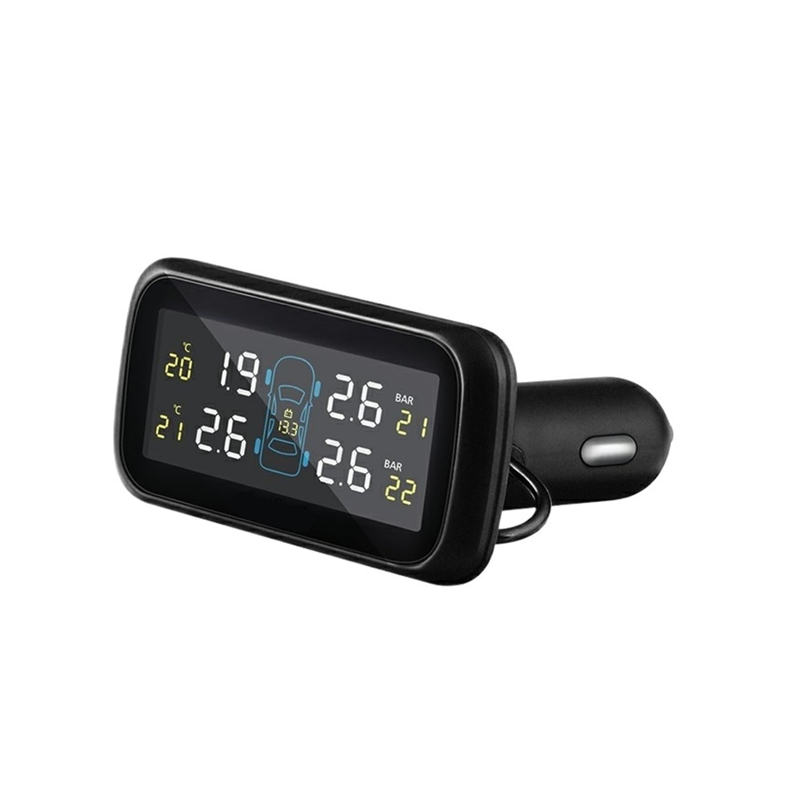 Vmvud 903-Wf Tire Pressure Monitoring System Diagnostic-Tool Tire Pressure Alarm Cigarette Lighter Temperature Sensor