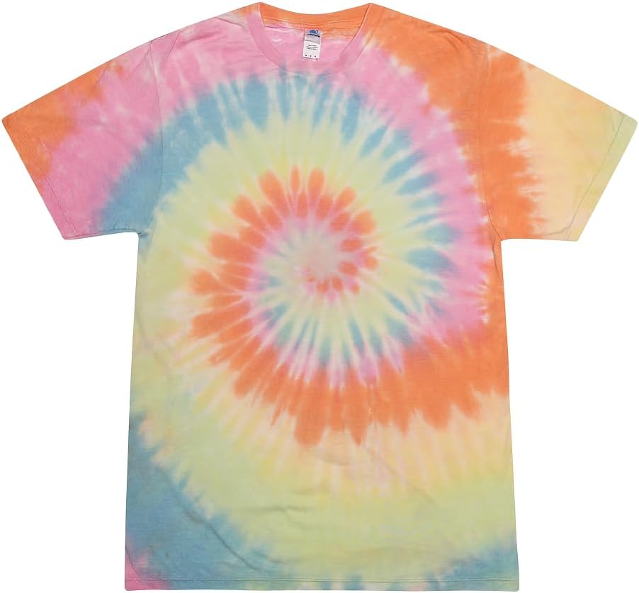Colortone Vintage Wash Tie Dye T-Shirt for Women and Men