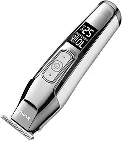Máquina De Acabamento Kemei Km 5027 Com Lcd Display Digital
