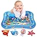 Infinno Wassermatte Baby Wasserspielmatte Spielzeug, Spielmatte Baby für 3 6 9 Monate Blauer Ozean