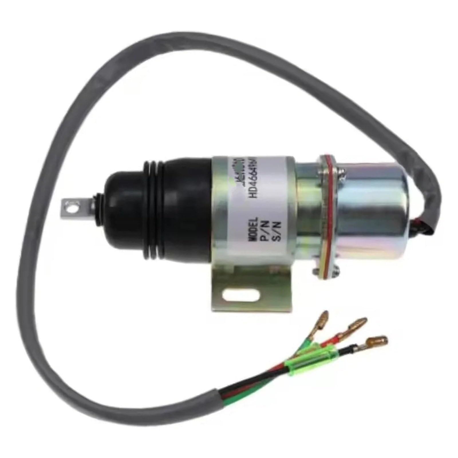 Hdrtcbu One Color Solenoid Valve Fuel Stop Solenoid Valve For Isuzu Engine 4Jg1 Fuel Stop Solenoid