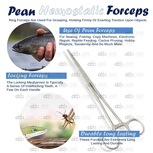 Straight Tip 8" Rochester Pean Hemostat Locking Forceps #TOP2