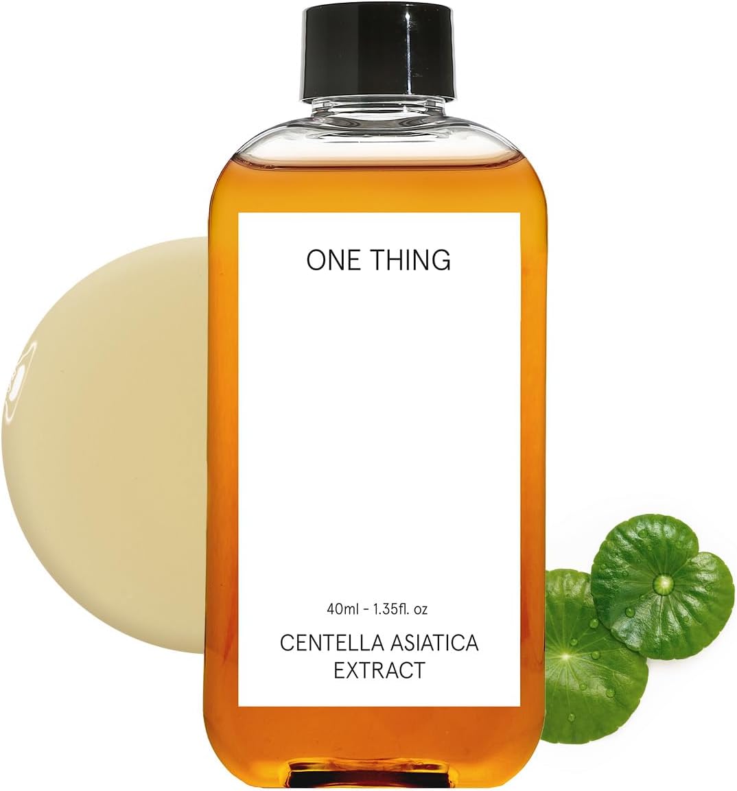 ONE THING Centella Asiatica Extract CICA Toner 1.35 Fl Oz | Hydrating Soothing Facial Extracto for Sensitive Oily Acne Prone Skin, Pure Centella, Redness and Irritation Relief | Vegan Korean Skin Care