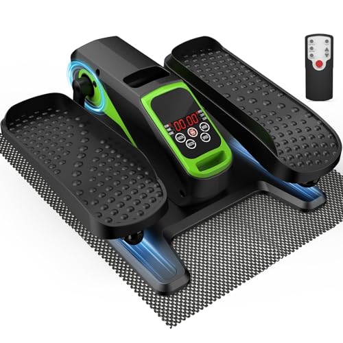 VIVURN® 018 Under Desk Elliptical Machine 5 Modes 12 Speeds Low Impact Mini Electric Leg Exerciser As Seen on TV While Sitting for Seniors with Non-Slip Mat Quiet & Portable for Home and Office