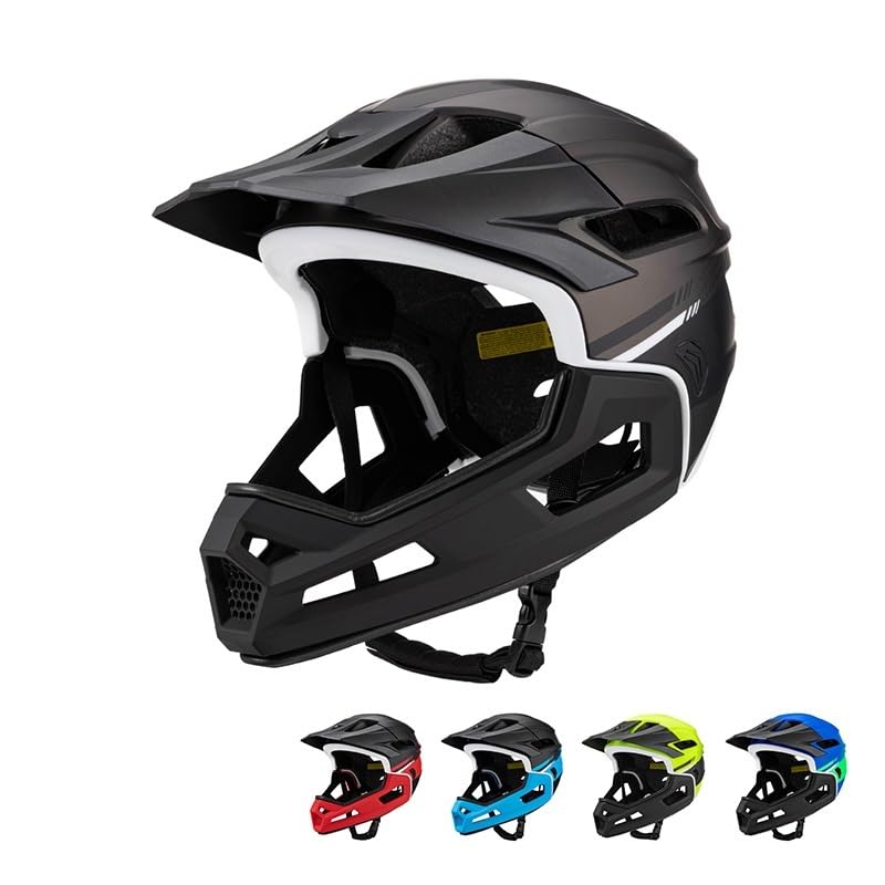 Casco de bicicleta adultos integral desmontable para deportes 4