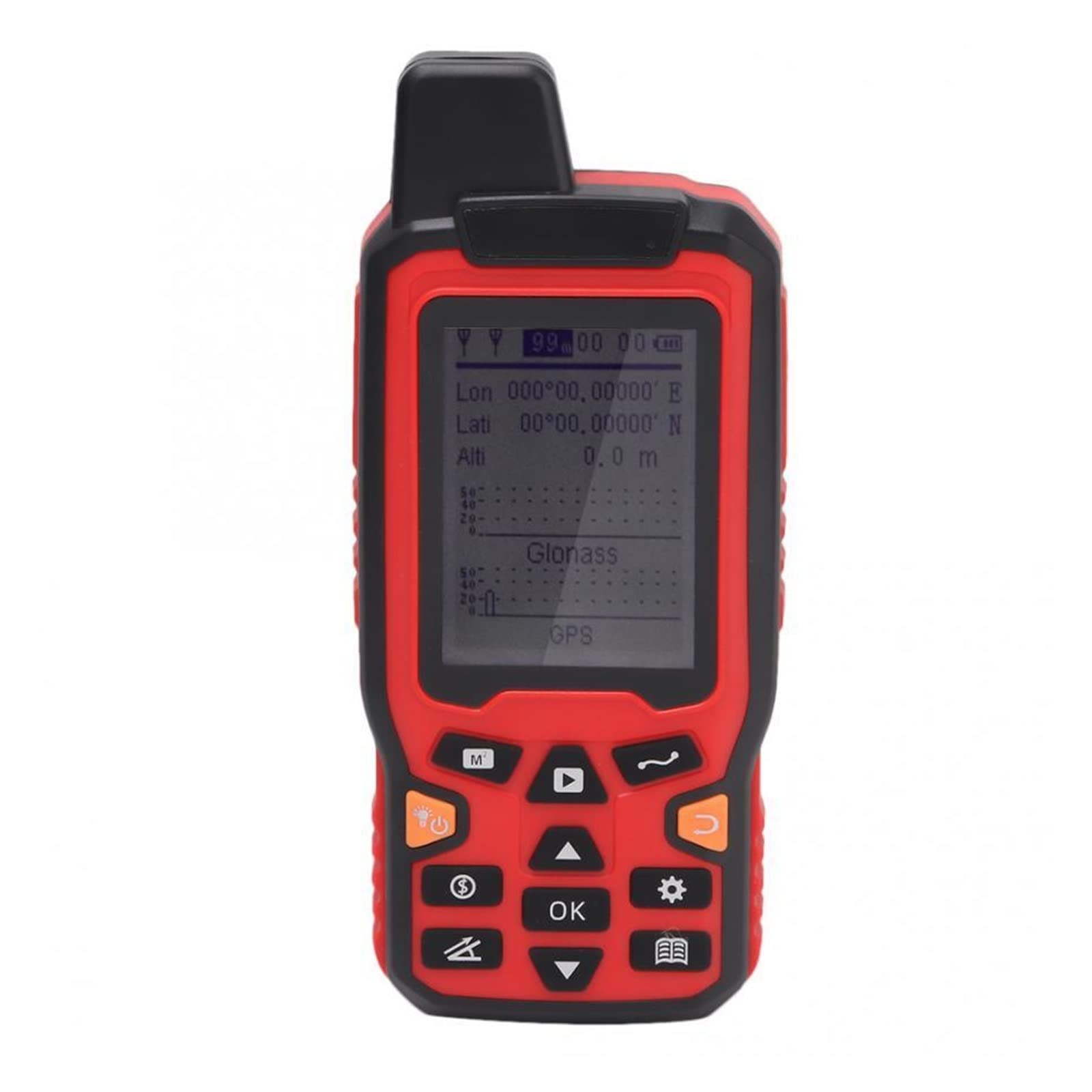 Antiscivolo ZL-180 Traccia di Navigazione GPS Portatile Misuratore di Area terrestre Display da 2,4 Pollici Rilevamento del Territorio Navigazione terrestre