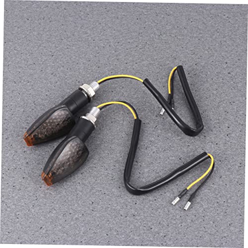 ULTECHNOVO 1 Par De Segurança Da Motocicleta Decoração Da Motocicleta LED Sinal De Volta Da Motocicl
