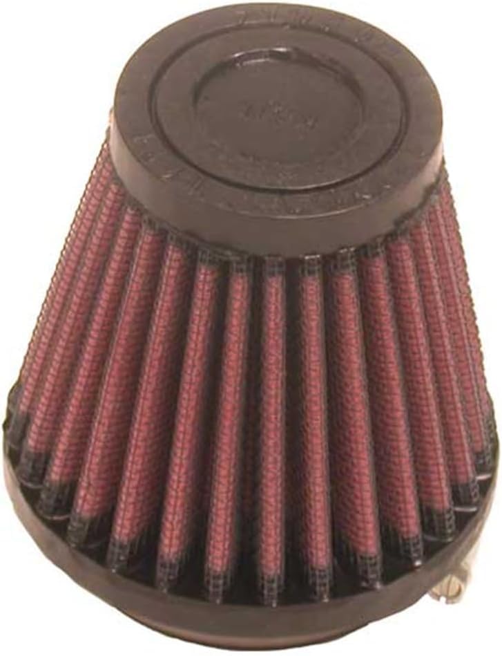Image of K&N High-Flow Original Lifetime Universal Clamp-On Air Filter:High Performance,Premium,Washable:Flange Diameter:2In,Filter Height:3 In,Flange Length:0.625 In,Shape:Round Tapered,RU-2580 (Pack of 6)