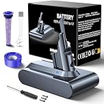6000mAh Replacement Battery for Dyson V7 Battery Compatible with Dyson V7 Vacuum Cleaner Series SV11 Absolute Animal Motorhead Trigger Car+Boat Fluffy HEPA