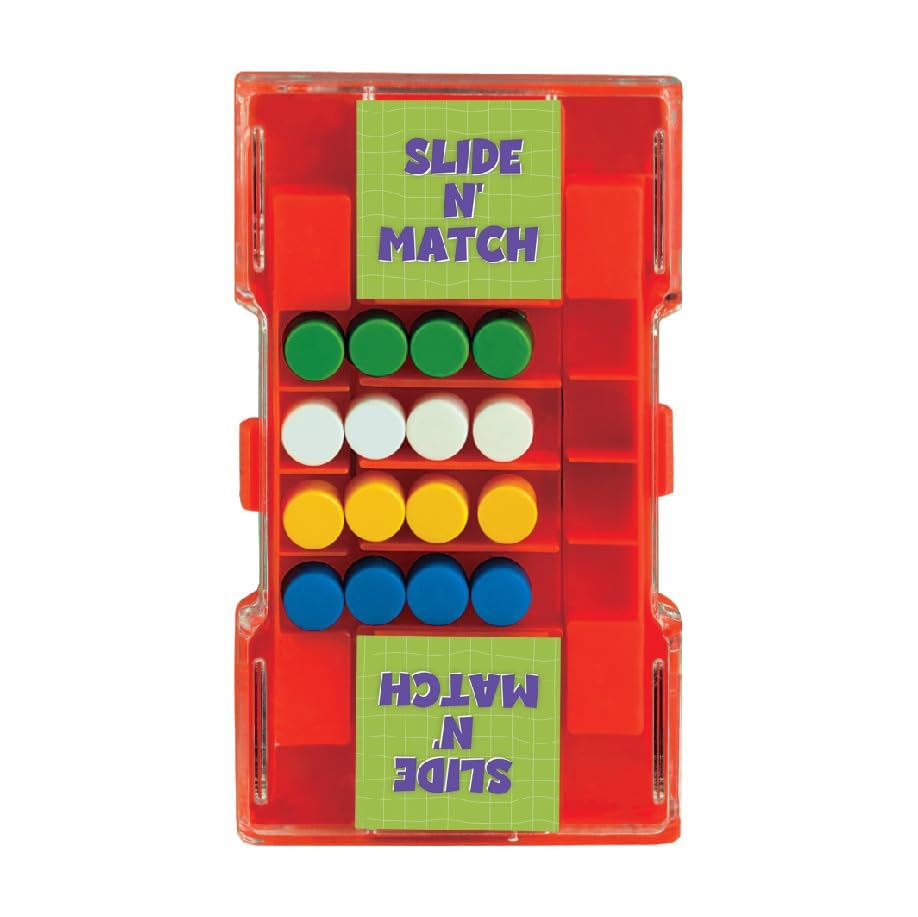 Game Phactory Slide N Match Portable Pocket Puzzle Game | Mini Game Strategic Thinking & Problem Solving Travel Game | Indoor Outdoor Toy | Birthday Gift for Kids (B0CFM3KTRM) Amazon Price History, Amazon Price Tracker