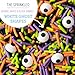 Halloween Frosting Kit with Sprinkles & Eyeballs – 11.31 oz Decorating Set with 3 Frosting Tubes (Orange, Black, White), 4 Nozzles & 2 oz Sprinkle Mix – Cookie & Cupcake Kit for Kids & Families