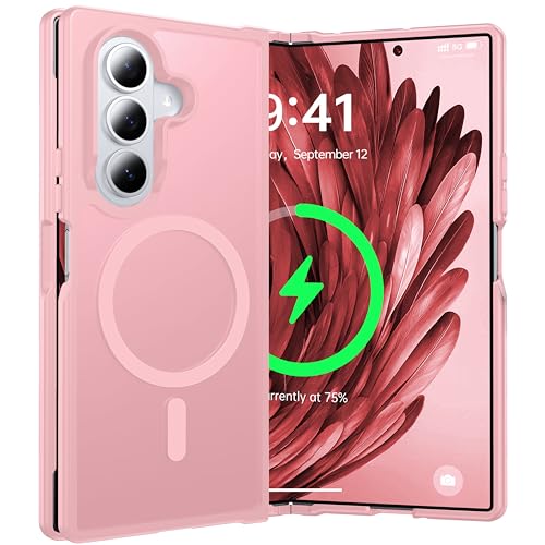 Coque Samsung Z Fold 7 MagSafe silicone translucide mat antichoc