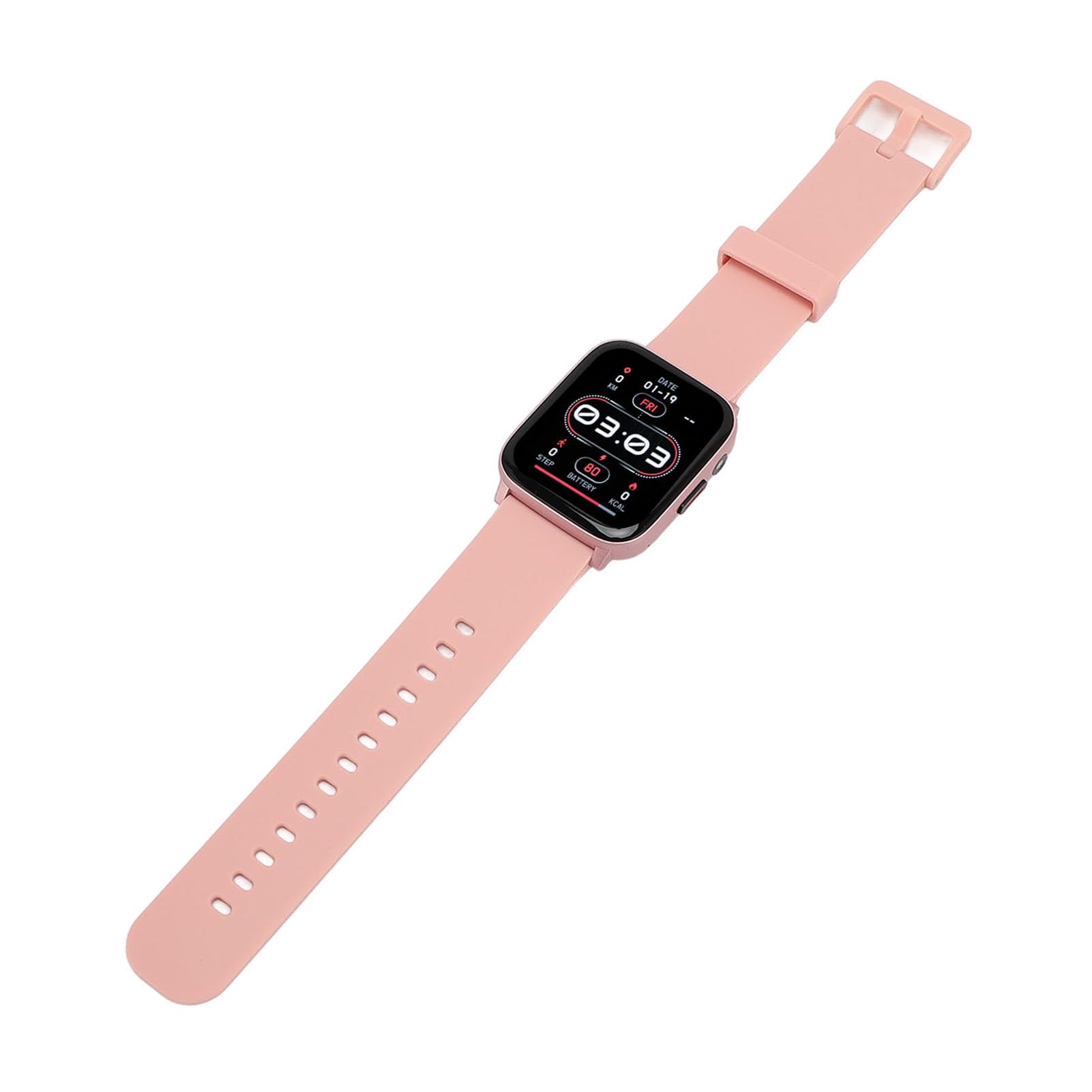 Smart Watch Fitness Tracker IP68 Touchscreen HD 1,83 pollici con oltre 100 modalità sportive Chiamata Bluetooth Torcia Musica per uomo Donna Sport all'aria aperta PC ABS (Rosa)