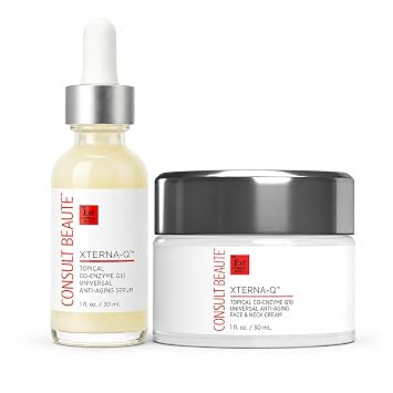 Consult Beaute XTERNA-Q Anti-Aging CoQ10 Serum & Face Cream Skin Care Set