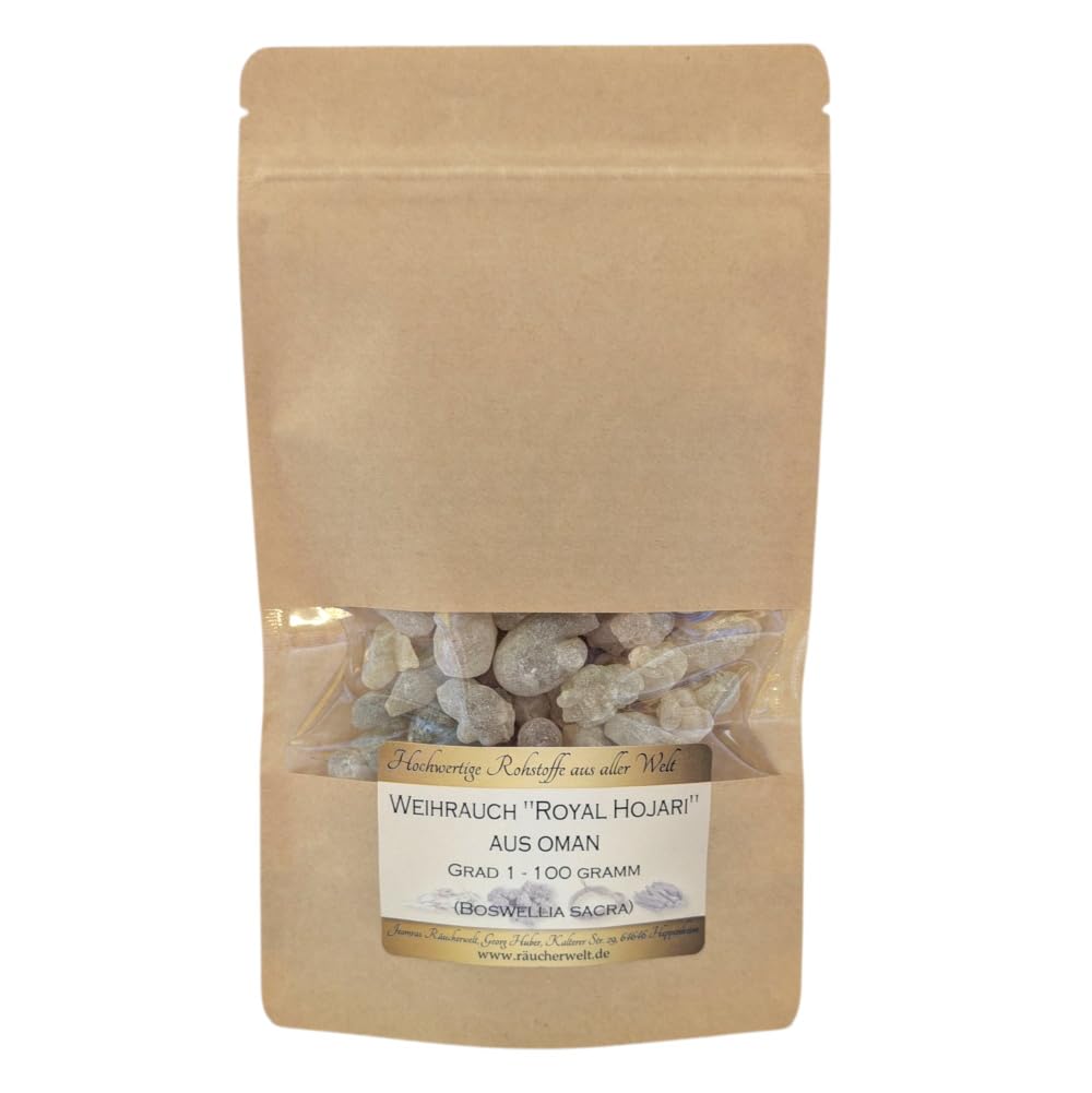 Royal Hojari Weihrauch (Boswellia Sacra - aus Oman) - 1. Grad - 25g bis 250g (100 Gramm)