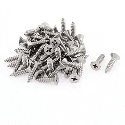 50 Tornillos Autorroscantes de Acero Inoxidable 4.8x19 mm miniatura 1